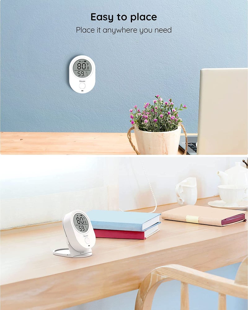 Govee WiFi Thermometer Hygrometer H5051, Bluetooth Indoor Temperature Humidity Monitor with App Notification Alert, Smart Humidity Sensor for Greenhouse Wine Cellar, 2 Years Free Data Storage Export - Image 5